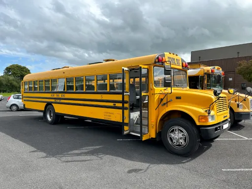 Classic American Yellow School Bus