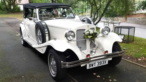 Vintage Beauford with black roof in Cumbria