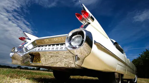 Rear view of American Cadillac Tail showing the very large rearlights and wealth of chrome