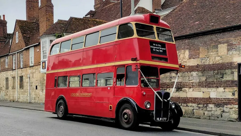 AEC Red Double Decker bus
