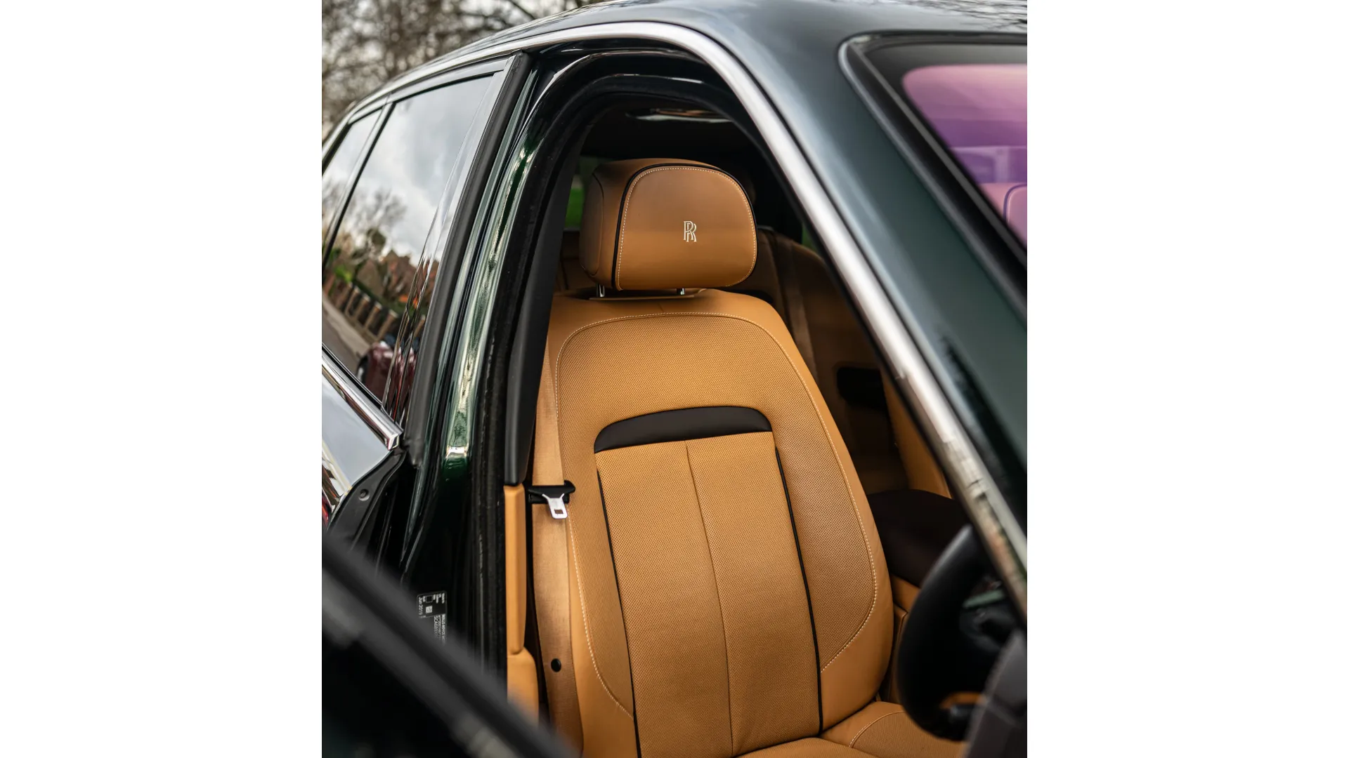 driver seat in a Rolls-Royce Cullinan