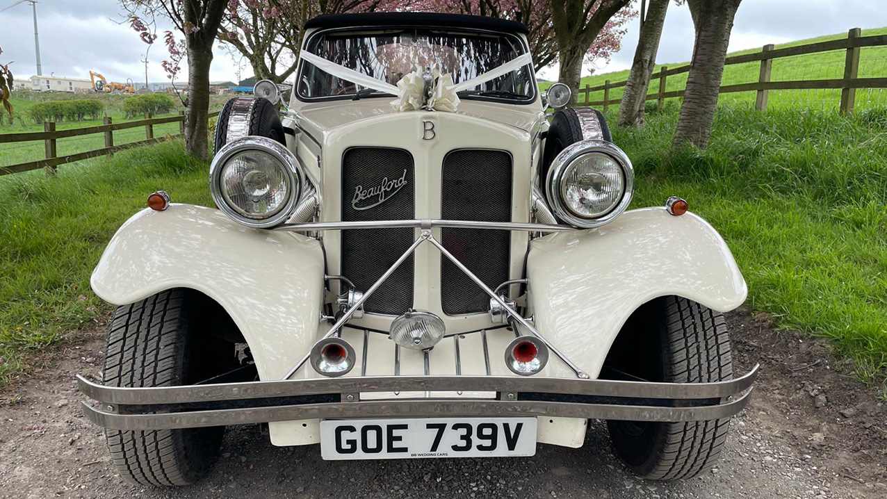 Full front view of Beauford Convertible