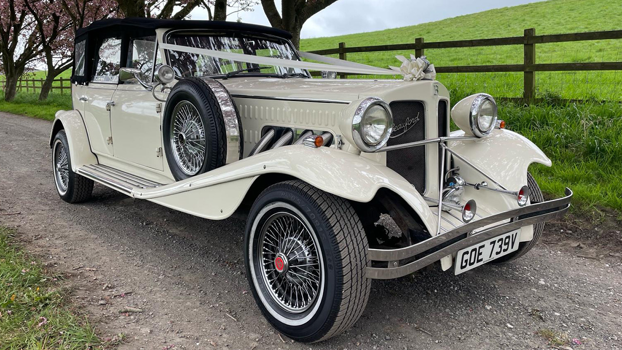 Right view of Beauford Convertible with Roof Up