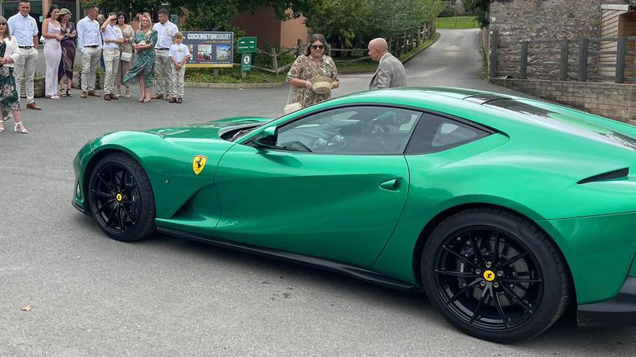 Ferrari at a Wedding