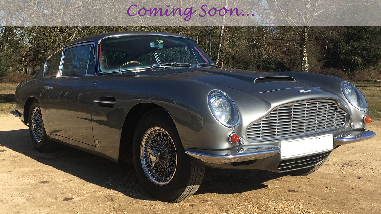 Silver Aston Martin DB6