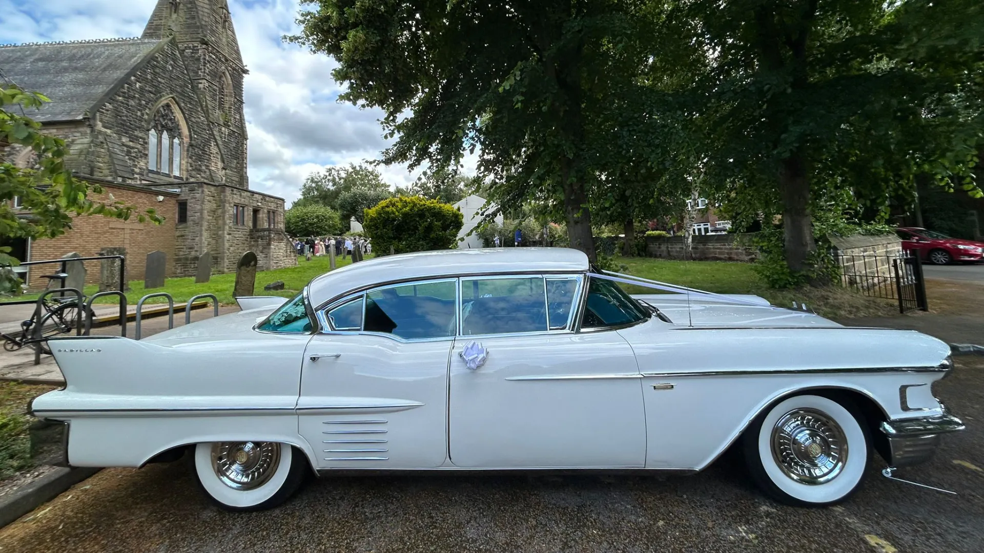 Right side view of an American Cadillac