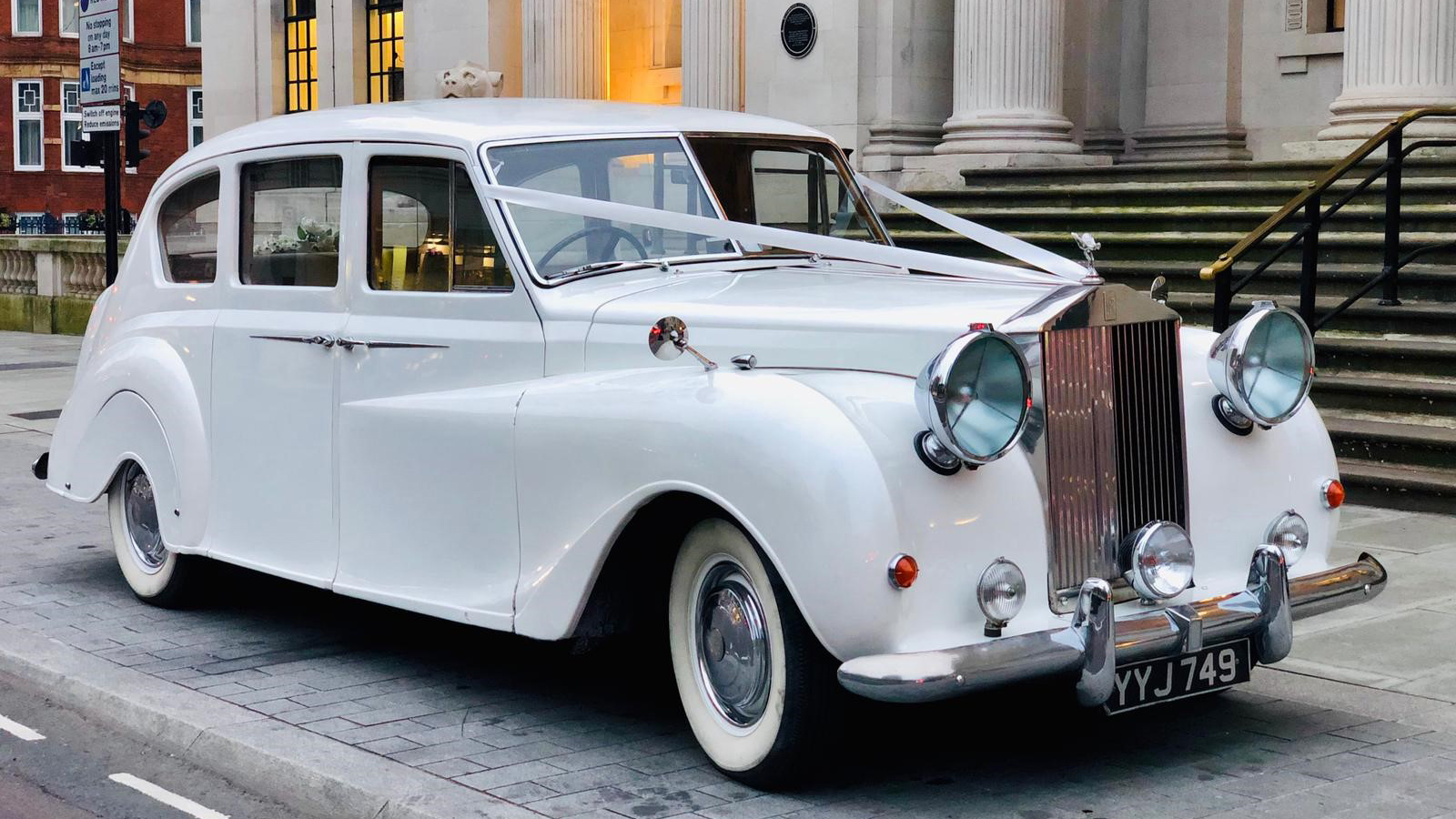 Classic Austin Princess Limousine in Old English White