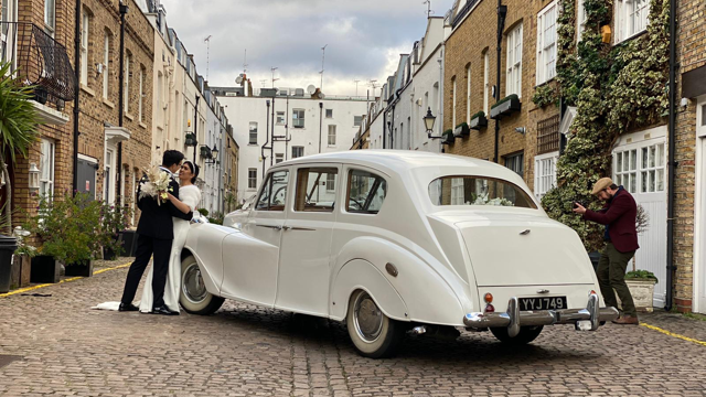 Classic Austin Princess Limousine in Old English White