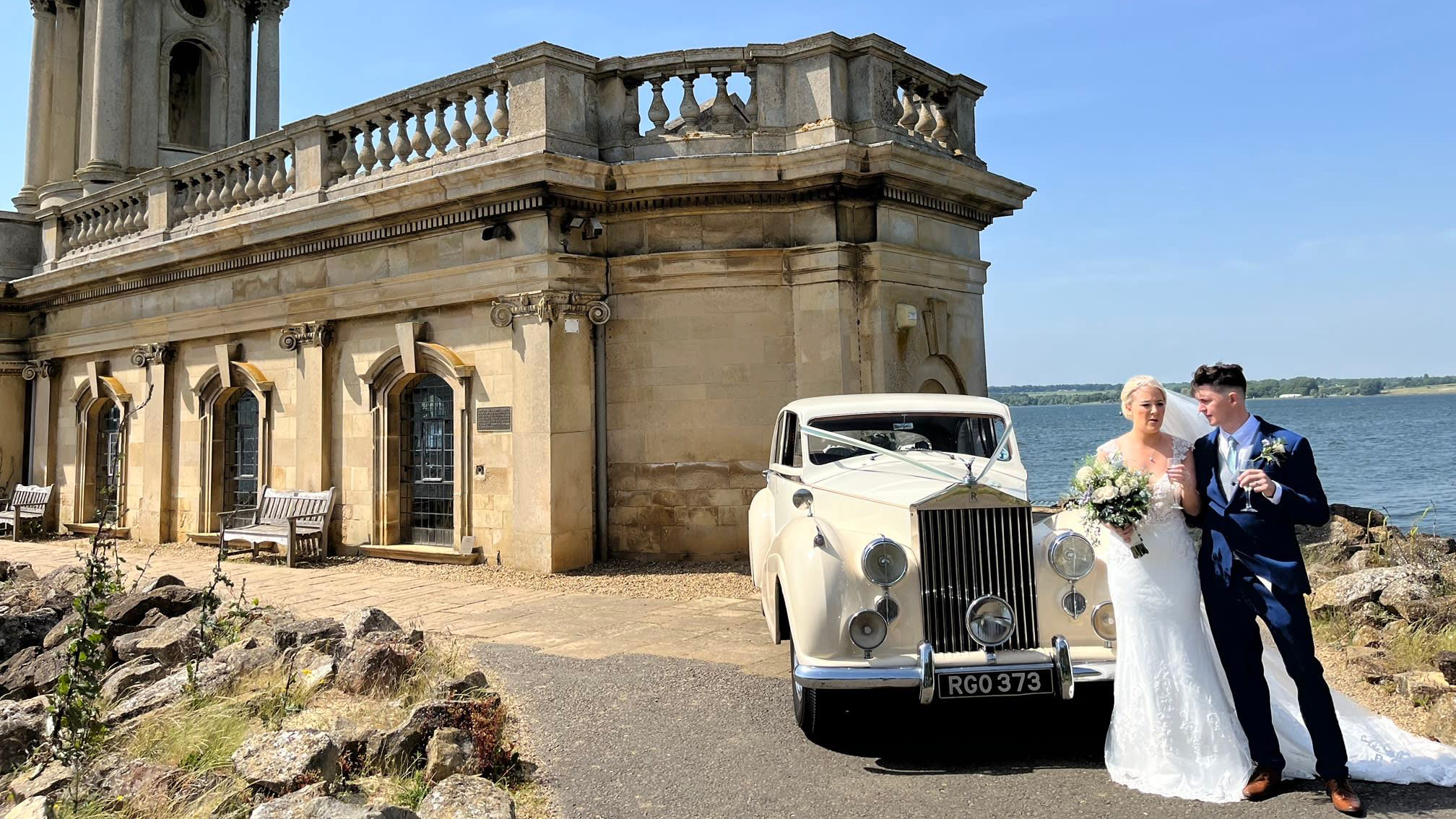 Classic Rolls-Royce Silver Wraith in old English White