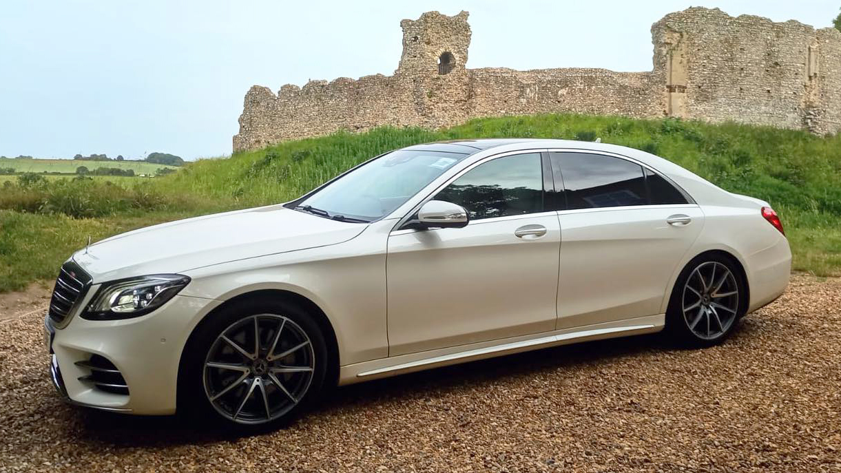 White Modern Mercedes S-Class