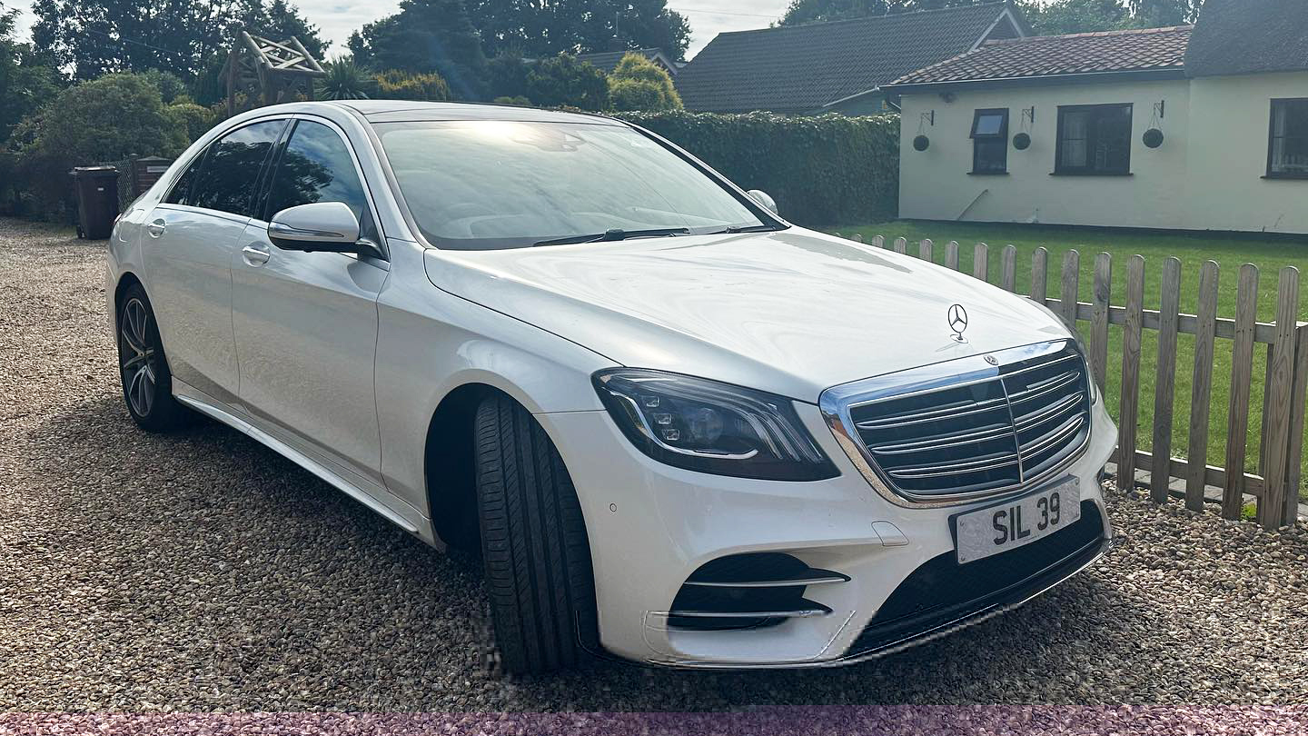 White Modern Mercedes S-Class