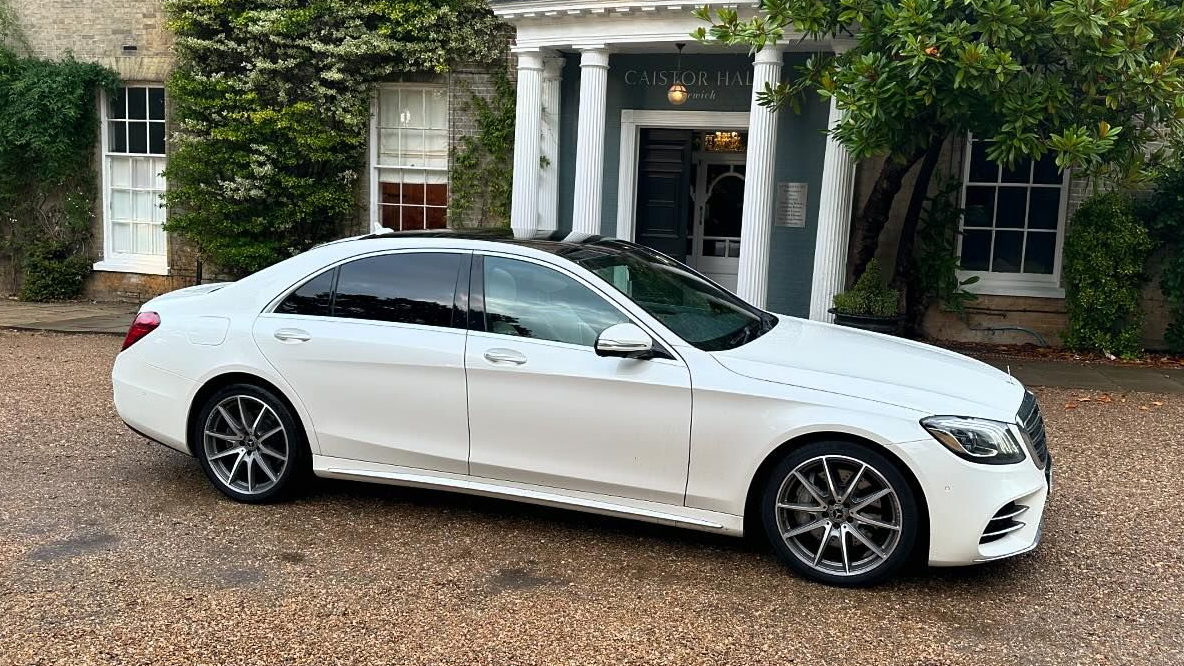 White Modern Mercedes S-Class