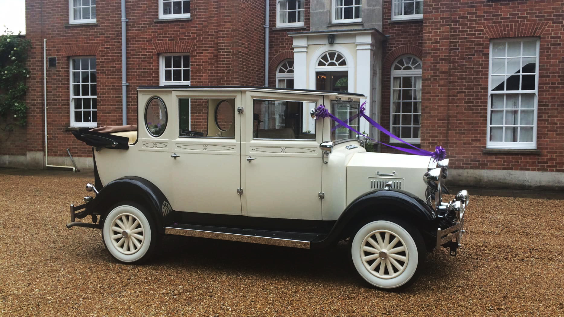 Ivory Imperial with black wheel arches.