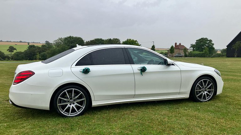 White Modern Mercedes S-Class