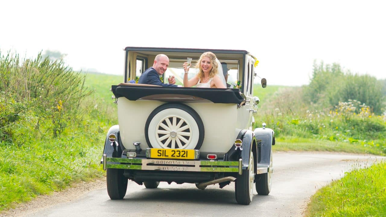 Ivory Imperial with black wheel arches.