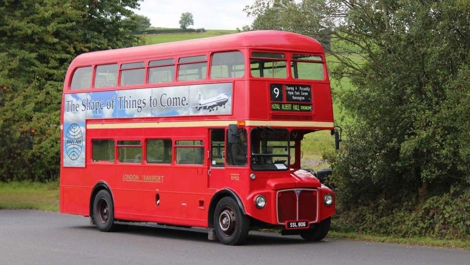 Vintage Red Routemaster bus