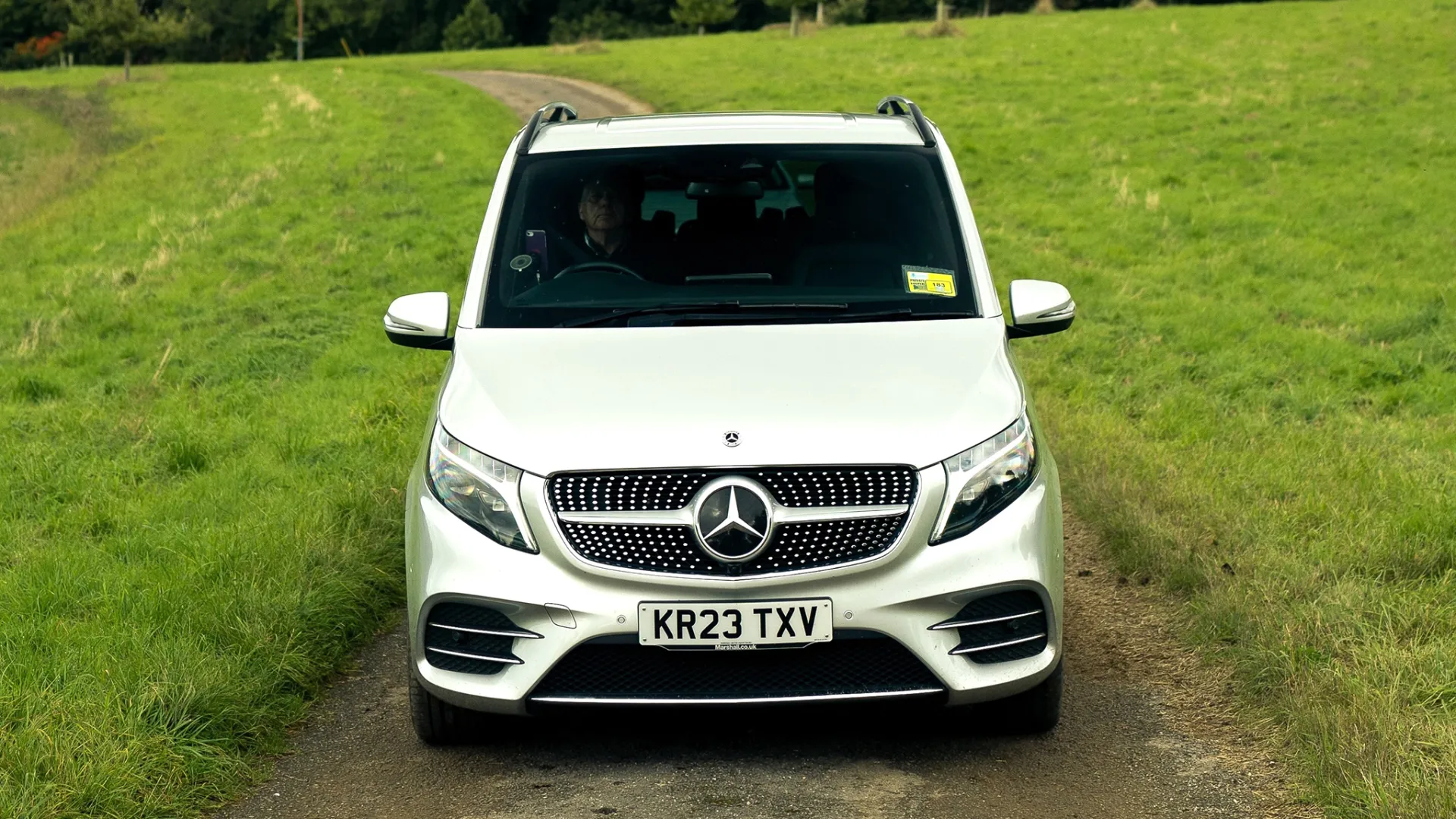 Front View Modern Mercedes V-Class