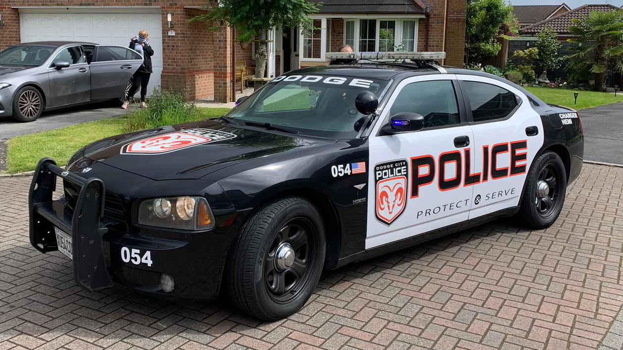 Modern Dodge Charge American Police car