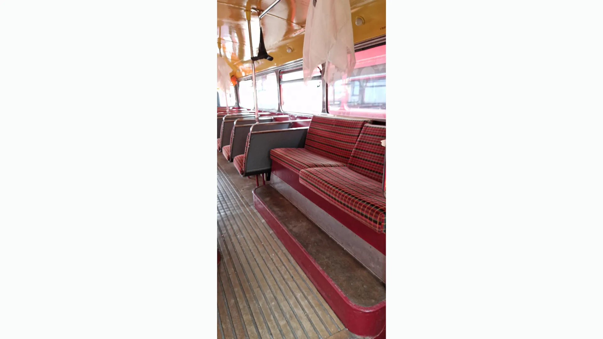 Routemaster Bus interior lower deck