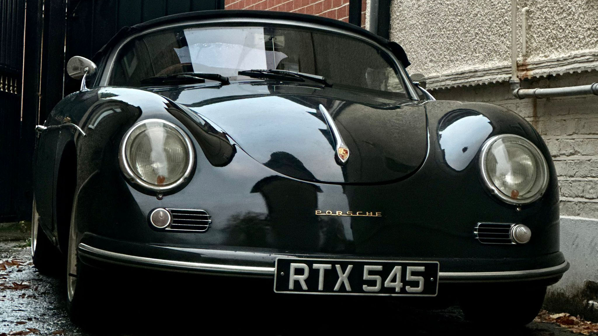 Black Porsche Sport Car