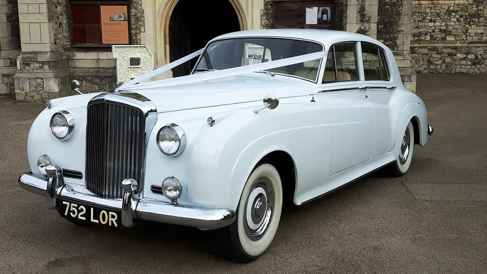 Classic White Bentley