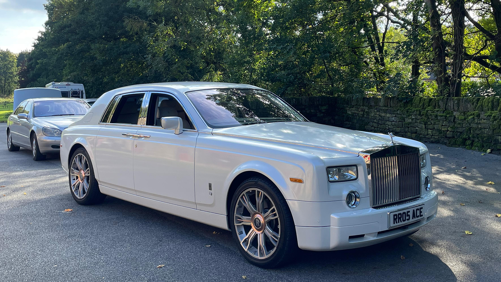 Rolls-Royce Phantom parked in the street of liverpool