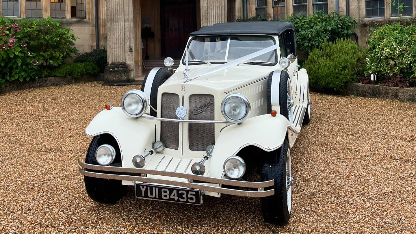 Full front view of vintage Beauford