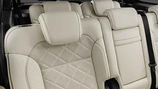 Third-row seat inside Mercedes GLS