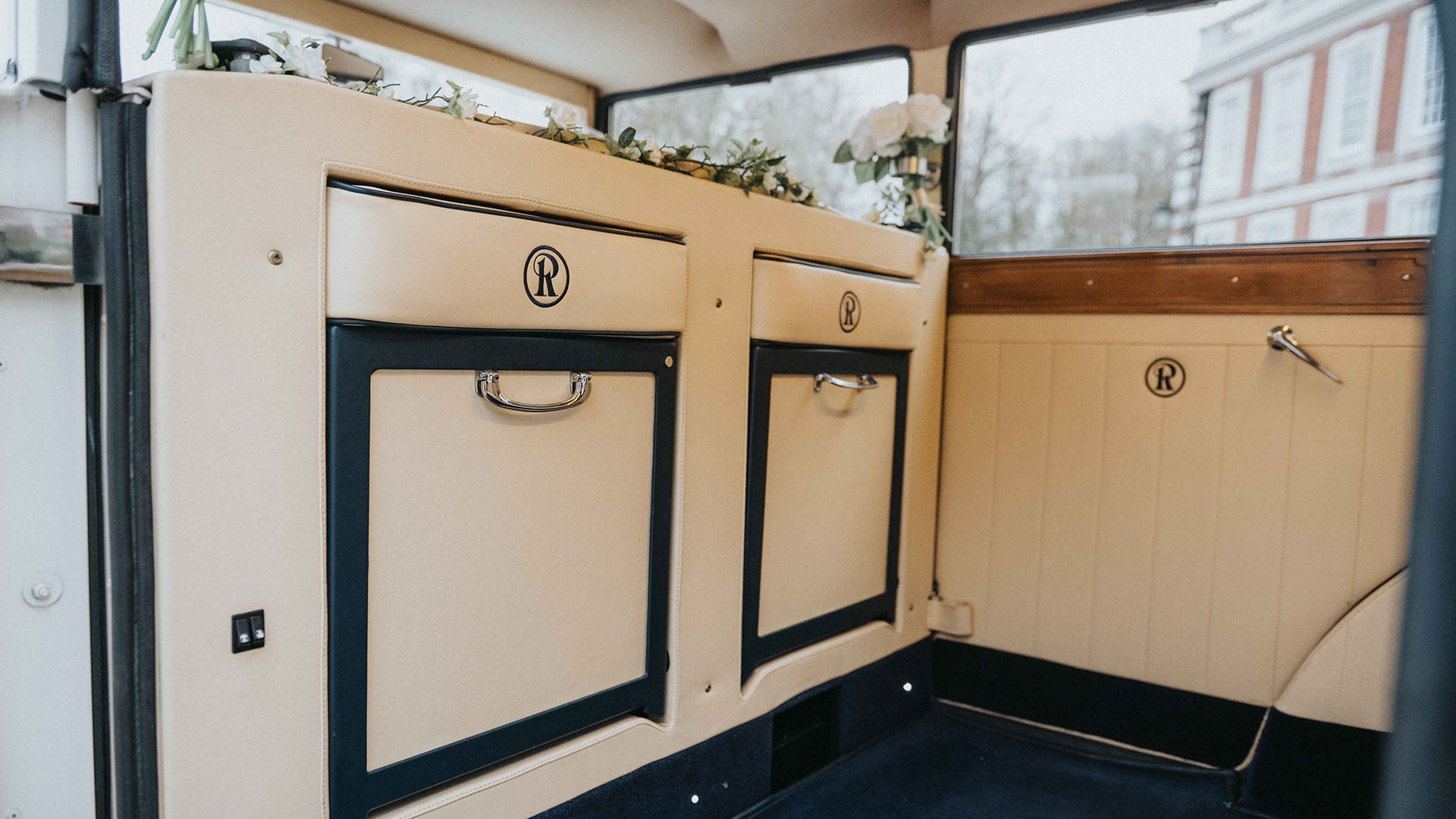 Rear interior cabing view of the 2 casual spare seats inside the Regent