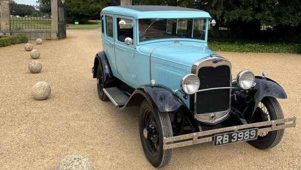 Powder Blue Vintage Ford Model A