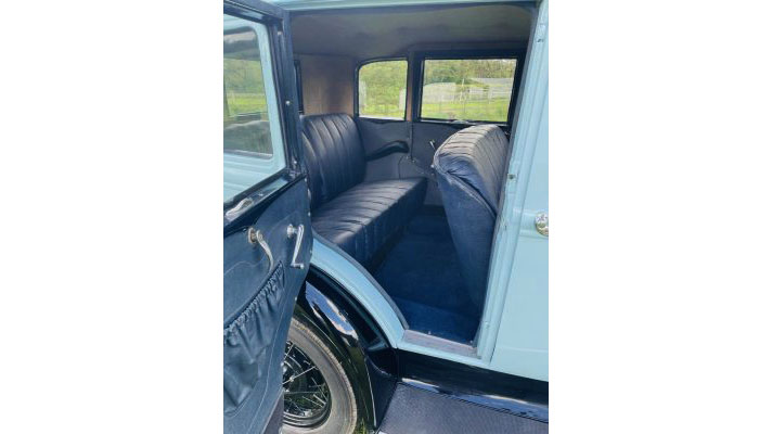 Blaue leather rear interior  in Vintage Ford Model A