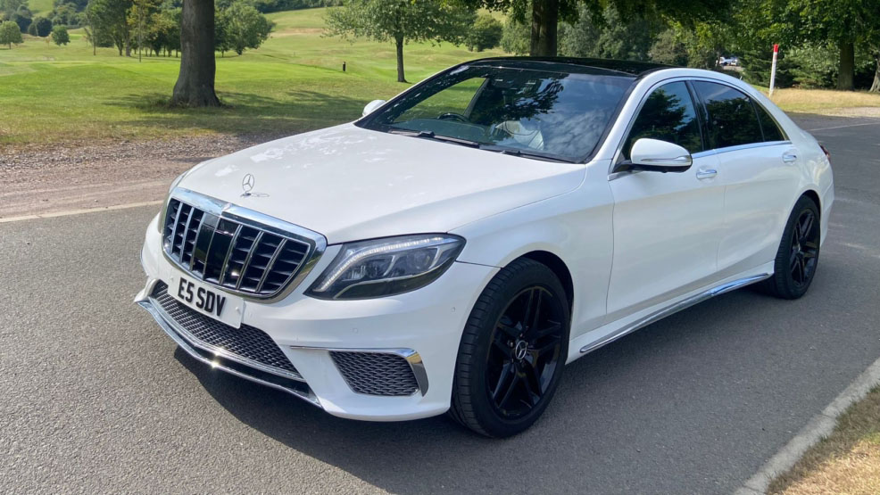 Mercedes S-Class LWB with black alloy wheels