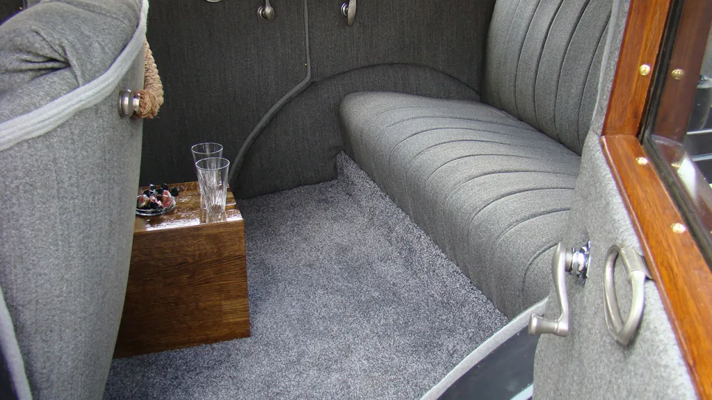 Rear interior of Franklin in Silver and Grey