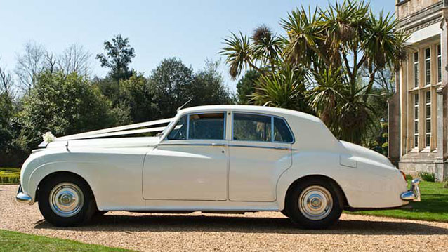 Left side View of the Ivory Rolls-Royce