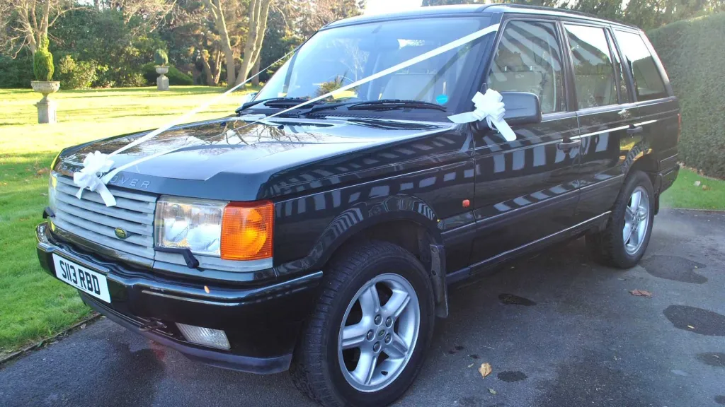 Left Side of Black Range Rover