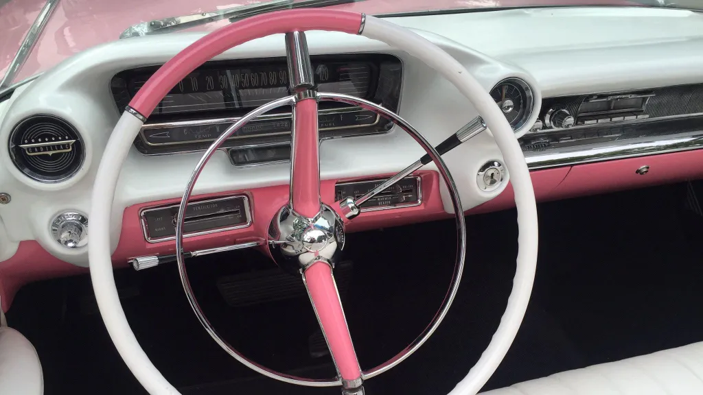 Pink Cadillac Convertible