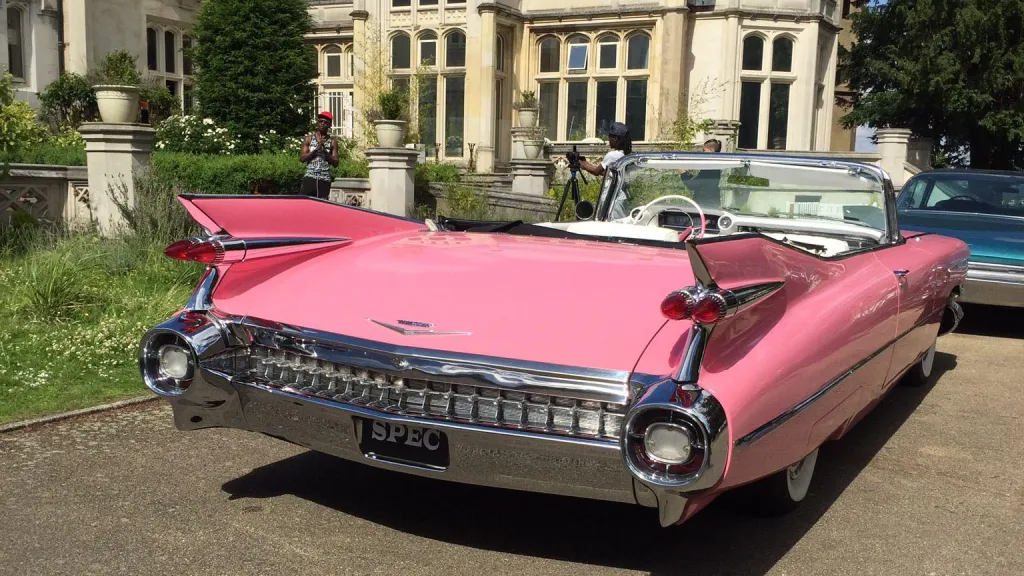 Pink Cadillac Convertible