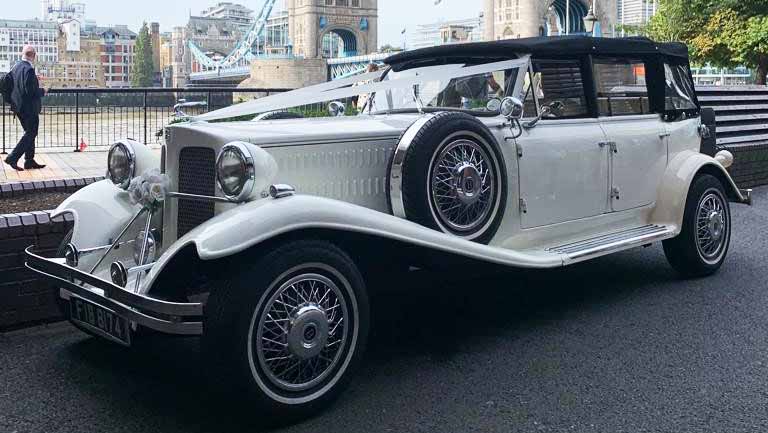 Vintage Beauford Wedding Car Hire