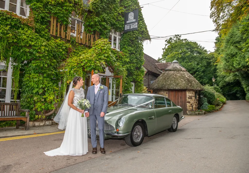 <p>We found Adrian through Premier Carriages for our September 2022 wedding. Prior to making the booking we were able to meet Adrian and view his Aston Martin DB6… and straight after this we confirmed our booking as we were so impressed! Adrian was very friendly and professional. Very prompt to reply to messages too. On the day he turned up early and conversation on the drive was easy. The car was absolutely perfect and really added to the special day. Thank you so much for sharing your brilliant car on our wedding day! Loved every moment! Amanda and Adam Slater </p>