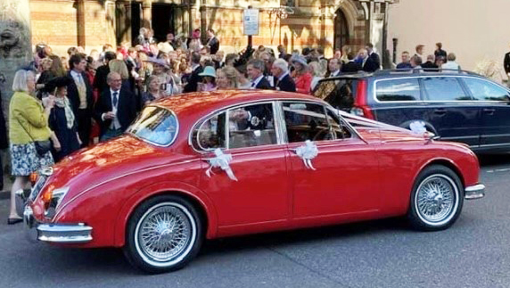 Red Classic Mk2 Jaguar