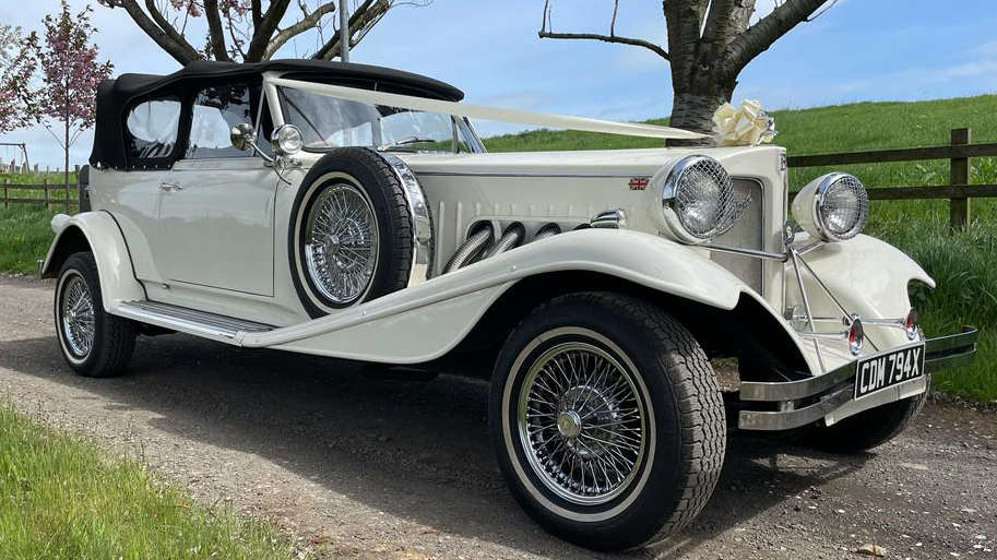 Vintage Beauford Wedding Car