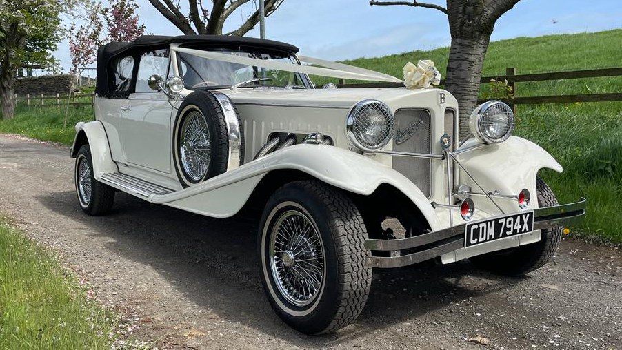 Vintage Beauford Wedding Car