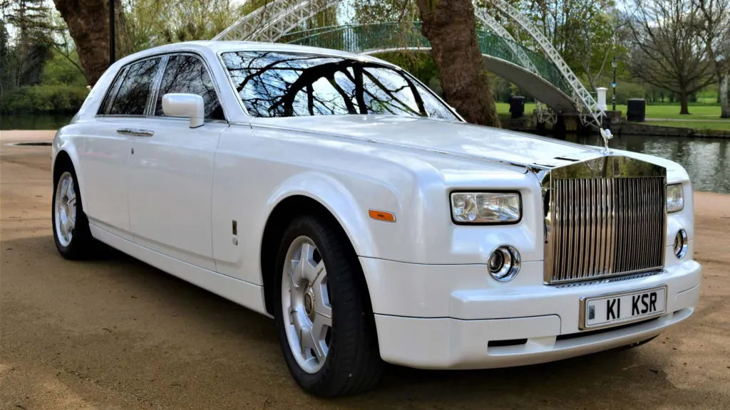 White RollsRoyce Phantom