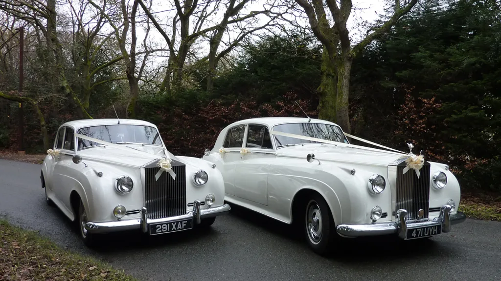 Afternoon Didier,
Thank you so much for all the arrangements that were made with the cars that we used for our Wedding on Friday. They looked superb and the drivers were very gracious with our time keeping which didn&rsquo;t go to plan.
We appreciate all your help. Best regards, Lee and Si