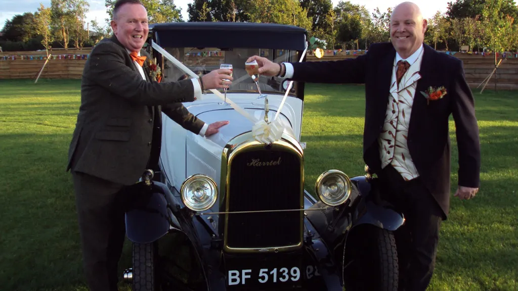 We had an amazing blessing and Steve loved the surprise of Paul arriving with the car, it couldn&rsquo;t have gone better!&nbsp; Thank Paul for the photos and making our day so special, we loved every minute of it.
&nbsp;Best wishes, Josh and Steve
&nbsp;